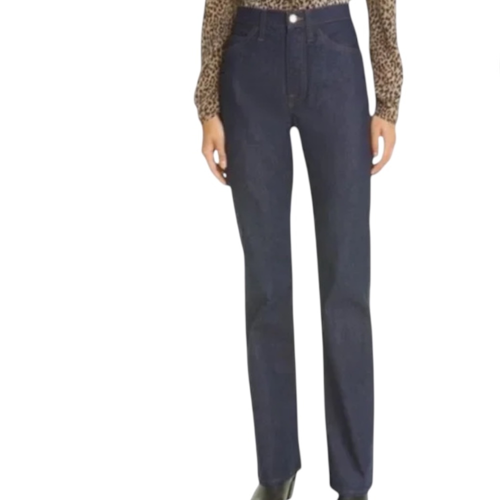 FRAME LE ITALIEN STRAIGHT JEANS IN VITAGE BLUE